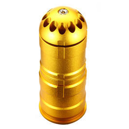 MadBull M922A1 40mm Vollmetall Hülse / Einlegepatrone f. 120 6mm BBs gold Bild 4
