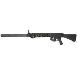G&G GR25 Sniper Vollmetall S-AEG 6mm BB schwarz inkl. QD Mock Suppressor