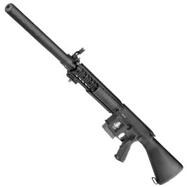 G&G GR25 Sniper Vollmetall S-AEG 6mm BB schwarz inkl. QD Mock Suppressor