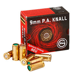 Geco Knallpatronen, 9mm P.A.K. 25 Stck