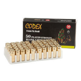 Codex Gold Knallpatronen 9mm P.A.K. 50 Stck