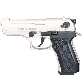 Ekol Firat Compact Schreckschuss Pistole Kal. 9 mm P.A.K. vernickelt