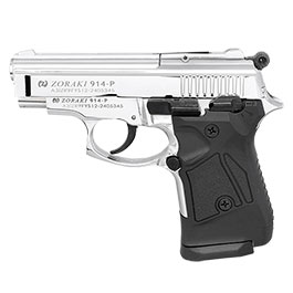 Zoraki 914 chrom Schreckschuss Pistole 9mm P.A.K.