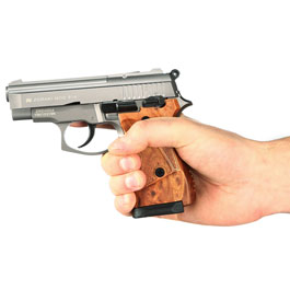 Zoraki 914 Schreckschuss Pistole 9mm P.A.K. titan Holzoptik Bild 3