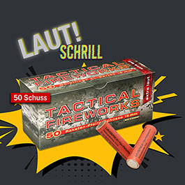 Pfeifpatronen Tactical Fireworks 50 Stck fr Schreckschusswaffen