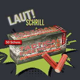 Pfeifpatronen Tactical Fireworks 50 Stck fr Schreckschusswaffen