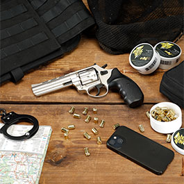 Kleinbild 1 Ekol Viper 4,5 Zoll Schreckschuss Revolver vernickelt 9 mm R.K.