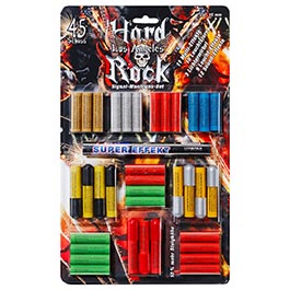 Hard Rock Los Angeles Feuerwerk Sortiment 45-teilig für Schreckschusswaffen Bild 1 xxx: