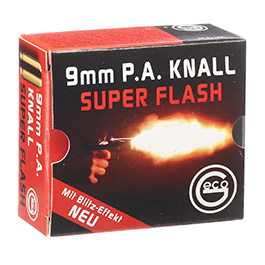 Geco 9mm P.A. Knallpatrone Super Flash 25 Stück Bild 3