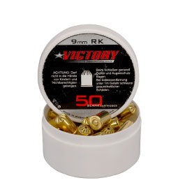 Victory Platzpatronen Kal. 9 mm R. K. 50 Stck fr Revolver