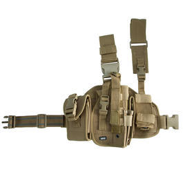 101 INC Beinholster MOLLE sand oliv