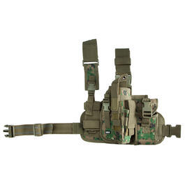 101 INC. Beinholster MOLLE rechts digital camo