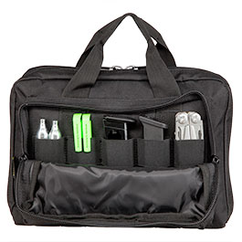 Kleinbild 2 Coptex Doppel-Pistolentasche fr zwei Waffen mit Auentasche schwarz