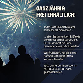 Kleinbild 5 Iron Sky farbintensive Feuerwerk Signalsterne 10 Schuss bunt gemischt