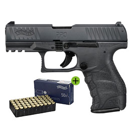 Walther PPQ M2 Schreckschuss Pistole 9mm P.A.K. schwarz inkl. Walther Platzpatronen