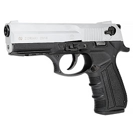 Kleinbild 1 Zoraki 2918 Schreckschuss Pistole Kal. 9mm P.A.K. matt chrom