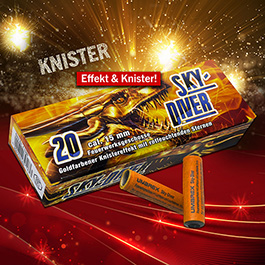   Sky Diver Signaleffekte mit Knistereffekt und Leuchtsternen 20 Stck