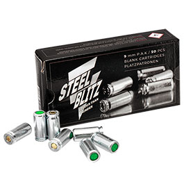 Pobjeda Steel Blitz Knallpatronen 9mm P.A.K. 50 Stck