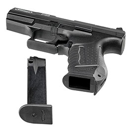 Kleinbild 6 Walther P99 Schreckschuss Pistole Kal. 9mm P.A.K. brniert + 50 Schuss Skullfire Platzpatronen