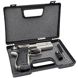 Walther P88 Schreckschuss Pistole bicolor Kal. 9mm P.A.K. + 50 Schuss Pobjeda Steel Blitz Bild 3