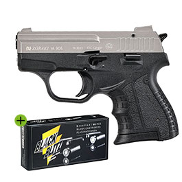 Zoraki 906 Schreckschusspistole 9mm P.A.K. titan + 50 Schuss Pobjeda Black Blitz Platzpatronen