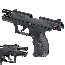 Kleinbild 8 Walther P22Q Schreckschuss Pistole 9mm P.A.K. schwarz inklusive 2x 50 Platzpatronen SET