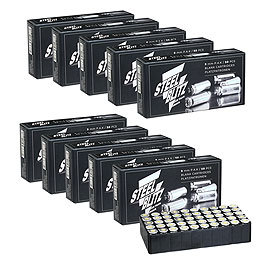 Pobjeda Steel Blitz Knallpatronen 9mm P.A.K. Messinghlse 500 Schuss