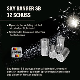Kleinbild 1 Sky Banger SB 12-teilig Signaleffekte f�r Schreckschusswaffen