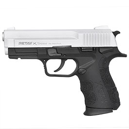 Retay X Treme Schreckschuss Pistole 9mm P.A.K. nickel