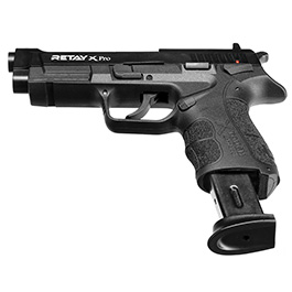 Retay X Pro Schreckschuss Pistole 9mm P.A.K. brüniert inkl. 2x 50 Platzpatronen Bild 4