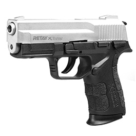 Kleinbild 1 Retay X Treme Schreckschuss Pistole 9mm P.A.K. nickel inkl. 100 Platzpatronen Skullfire und Black Blitz