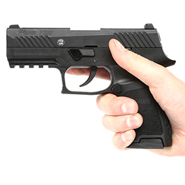 Sig Sauer P320 Schreckschuss Pistole 9mm P.A.K. brniert inkl. Waffenkoffer Bild 3