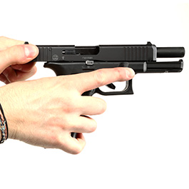 Glock 17 Gen5 Schreckschuss Pistole 9mm P.A.K. brüniert inkl. Waffenkoffer Bild 7