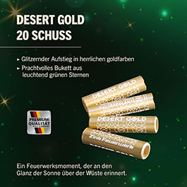 Zink Desert Gold Sternbombetten Goldglitter - 20 Schuss Signaleffekte für Schreckschusswaffen Bild 1 xxx:
