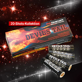 Zink Feuerwerk Devil`s Tail 20 Schuss Signaleffekte fr Schreckschusswaffen