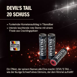 Zink Feuerwerk Devil`s Tail 20 Schuss Signaleffekte für Schreckschusswaffen Bild 1 xxx:
