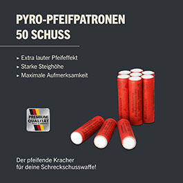Kleinbild 1 Zink Feuerwerk Pyro-Pfeifpatronen 50 Schuss Signaleffekte fr Schreckschusswaffen
