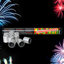 Zink Feuerwerk Color Banger 10 Schuss Signalsterne fr Schreckschusswaffen