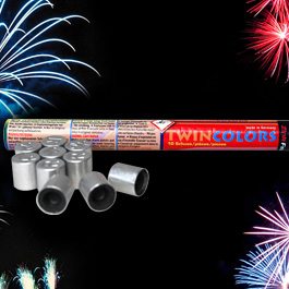 Zink Feuerwerk Twin Colors 10 Schuss Signalsterne für Schreckschusswaffen