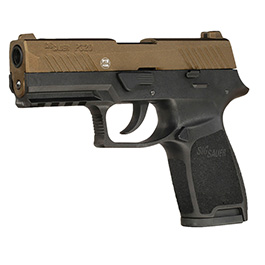 Sig Sauer P320 Schreckschuss Pistole 9mm P.A.K. midnight bronze inkl. 100 Schuss Platzpatronen, Ersatzmagazin und Holster Bild 1 xxx: