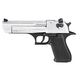 Retay Big Fifty LW Schreckschusspistole 9mm P.A.K. chrome-finish