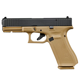 Glock 17 Gen5 Schreckschuss Pistole 9mm P.A.K. coyote French Army Edition inkl. Glock Koffer und Wechsel-Griffrcken