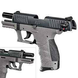 Kleinbild 8 SONDERATION - Walther P22Q Schreckschuss Pistole 9mm P.A.K. Cerakote Meteor Gray inkl. 100 Schuss Platzpatronen