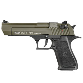 Retay Big Fifty LW Schreckschusspistole 9mm P.A.K. oliv