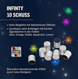 Kleinbild 1 Umarex Signalmunition Leucht-Signalsterne Infinty 10 Stck