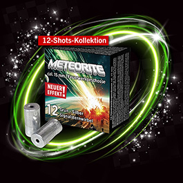 Umarex Signaleffekt Leucht-Signalsternwirbel Meteorite grn/silber 12 Stck