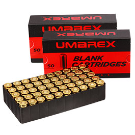 Umarex Knallpatronen 9mm P.A.K. - Messingh�lse 2x 50 St�ck
