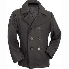 Navy Peacoat Jacke schwarz