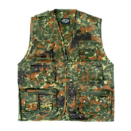 Multifunktionsweste, flecktarn