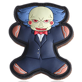 3D Rubber Patch mit Klettflche Halloween Edition SAW Billy fullcolor